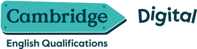 Logo Cambridge English Digital - exámenes Young Learners por ordenador