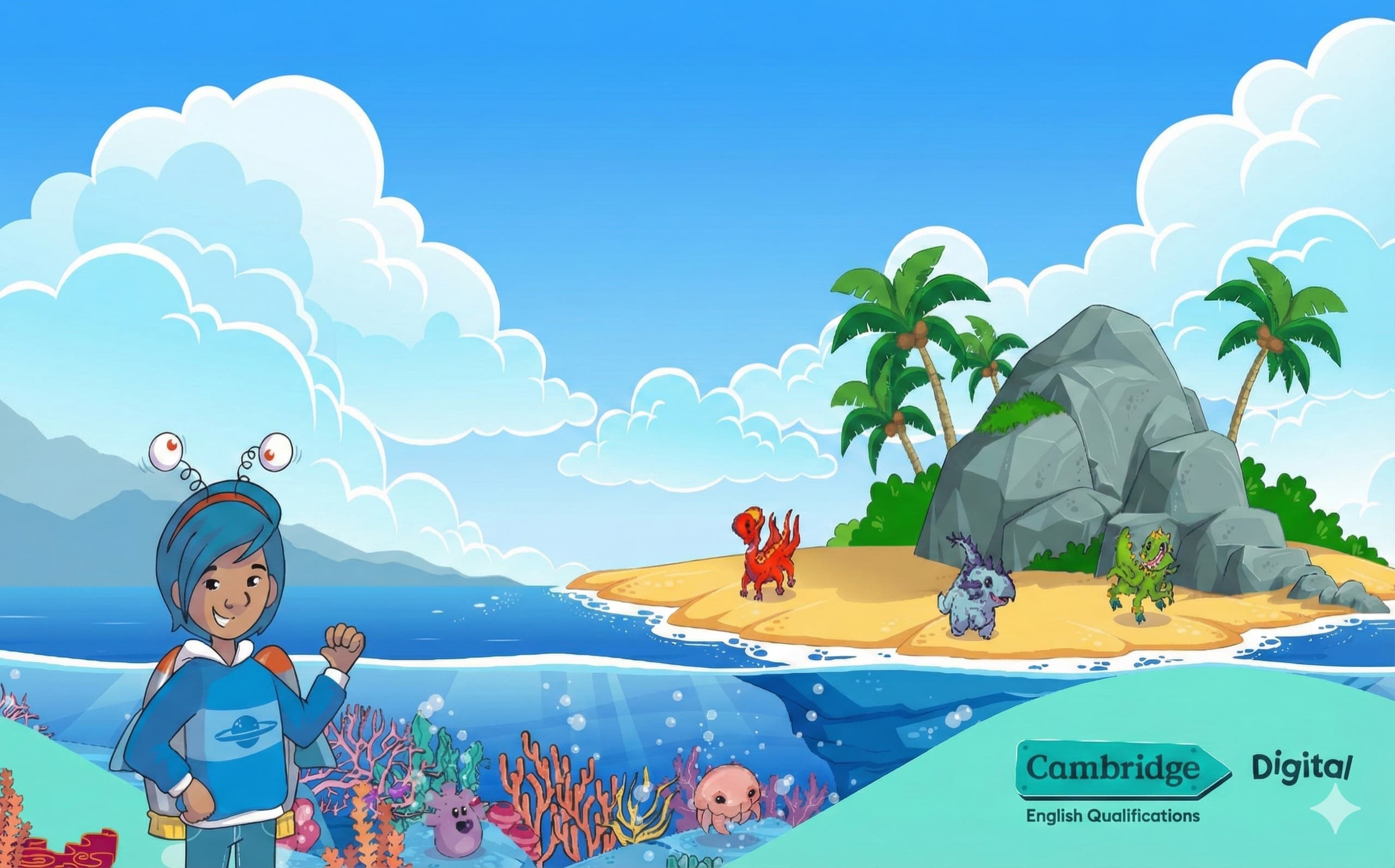 Cambridge Young Learners Digital — Exámenes de inglés para niños en formato digital con islas de fantasía, avatares y recompensas