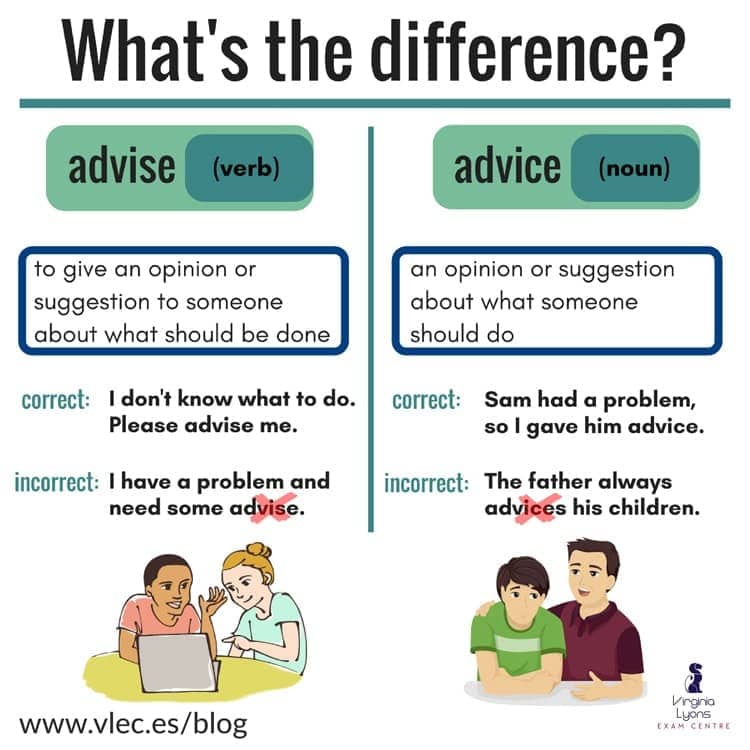 Advice vs Advise